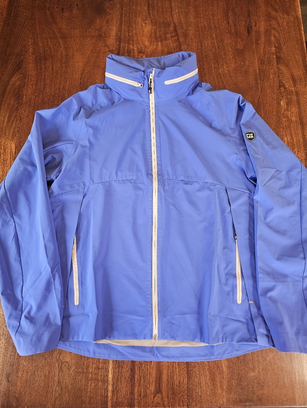 Cutter & Buck Mens Vapor Water Repellent Stretch Mens Rain Jacket Size Large
